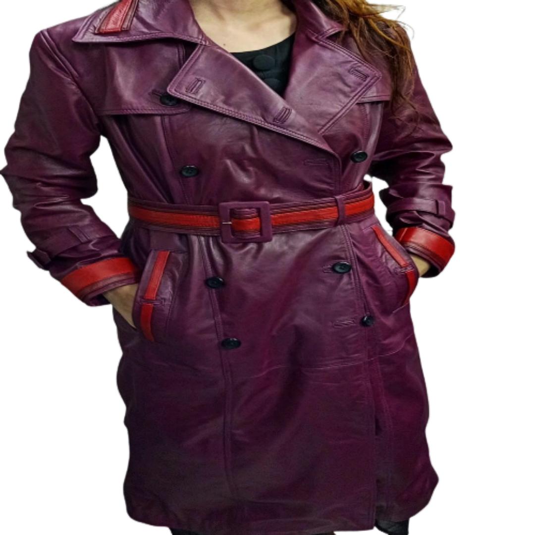 Noora Bargundy Кожаный тренч миди | Стильное байкерское пальто в стиле вестерн | Тренч для вечеринок и верхней одежды
Noora Bargundy Кожаный тренч миди | Стильное байкерское пальто в стиле вестерн | Тренч для вечеринок и верхней одежды