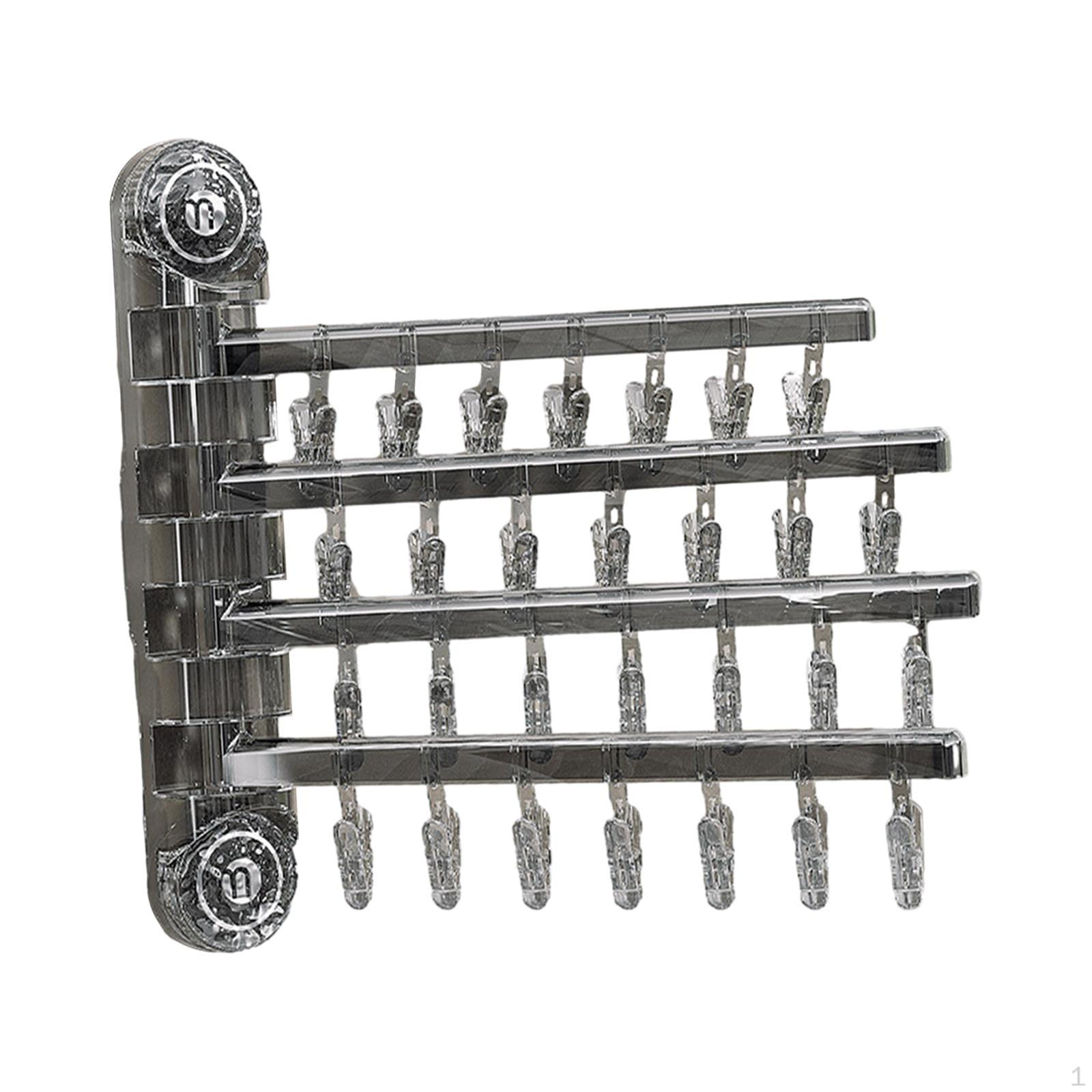 Сушилка для одежды Настенная вешалка для носков Прочная складная одежда для ванной комнаты серый
Сушилка для одежды Настенная вешалка для носков Прочная складная одежда для ванной комнаты серый