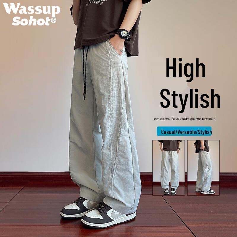 Wassup Sohot Men s Ice Silk T-Shirt & Casual Pants 3XL
Wassup Sohot Men s Ice Silk T-Shirt & Casual Pants 3XL