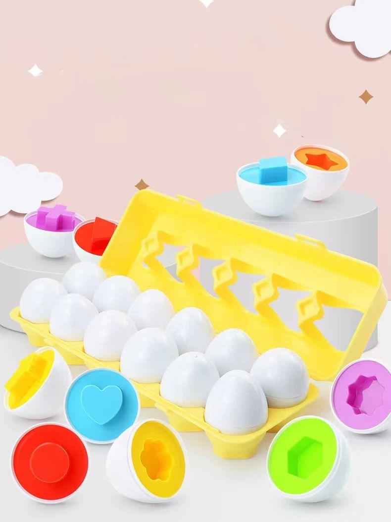 Montessori Baby Toys Match Egg Puzzle Geometry Matching Egg Color Shape numerical Easter Egg Educational Toys For Children1
Montessori Baby Toys Match Egg Puzzle Geometry Matching Egg Color Shape numerical Easter Egg Educational Toys For Children1