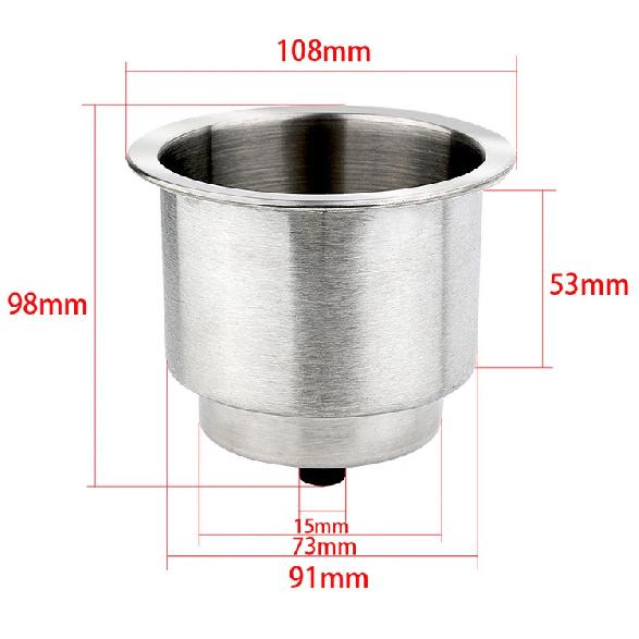 Stainless Steel Marine Boat RV Cup Water Drink Bottle Holder Rustproof Polished All Over Top Polished for Yacht Boat Cup Hold Polised Top
Stainless Steel Marine Boat RV Cup Water Drink Bottle Holder Rustproof Polished All Over Top Polished for Yacht Boat Cup Hold Polised Top