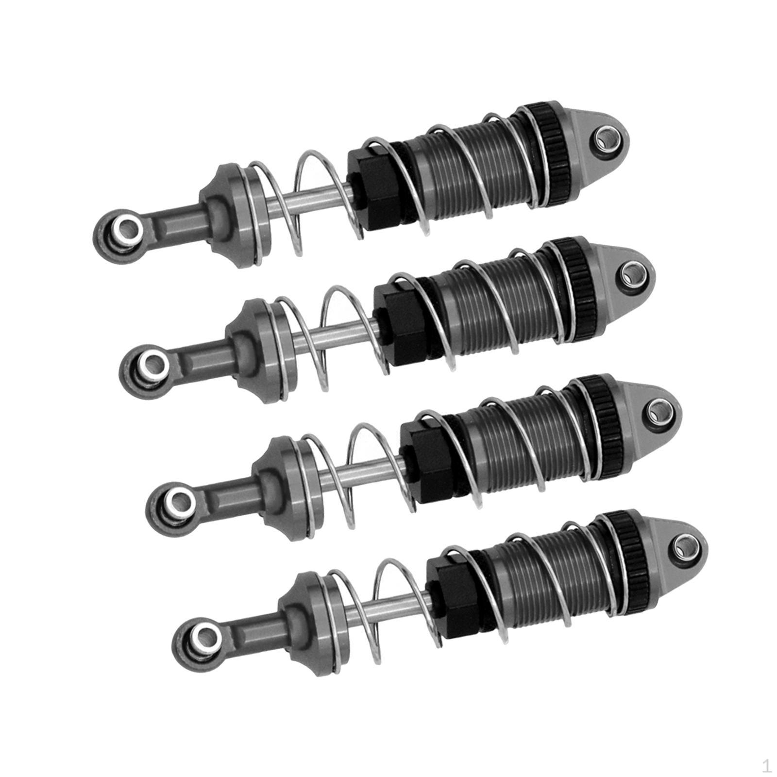 4 Pieces 1:12 Scale RC Damper Oil, Shock Absorber for Remote Control Model Car Titanium
4 Pieces 1:12 Scale RC Damper Oil, Shock Absorber for Remote Control Model Car Titanium