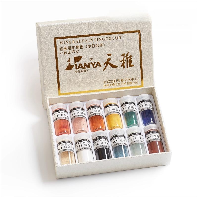 5g 48color Rock Colored Set Natural Mineral Pigment Powder Handcrafted Chinese Painting Heavy-Color Sculptural Wall Painting
5g 48color Rock Colored Set Natural Mineral Pigment Powder Handcrafted Chinese Painting Heavy-Color Sculptural Wall Painting