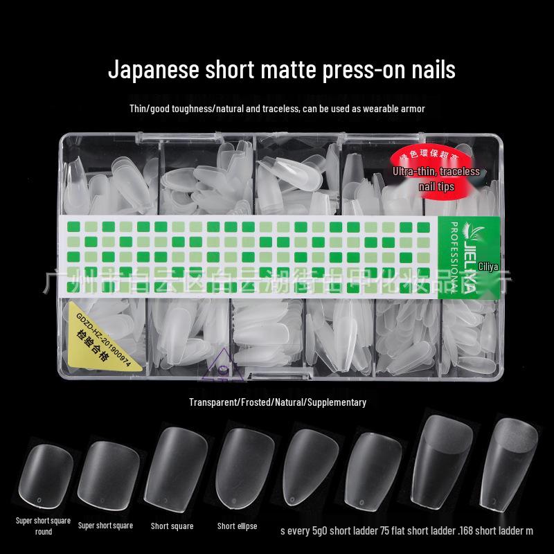 Jieliya Short Matte Manicure: Carving-Free, Seamless, Foldable False Nails Ultra Short Square Round Matte Full 0-9
Jieliya Short Matte Manicure: Carving-Free, Seamless, Foldable False Nails Ultra Short Square Round Matte Full 0-9