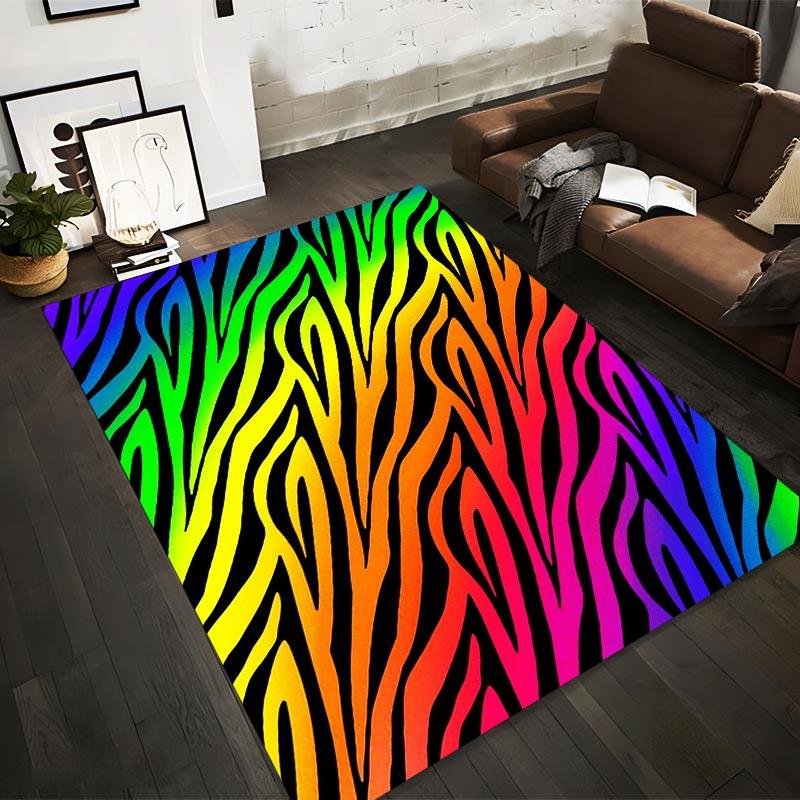 Rainbow Zebra Striped Pattern Area Rug for Living Room Decor Suitable for use as an anti-slip for living room bedroom sofas 40x60cm( 15x23in )
Rainbow Zebra Striped Pattern Area Rug for Living Room Decor Suitable for use as an anti-slip for living room bedroom sofas 40x60cm( 15x23in )