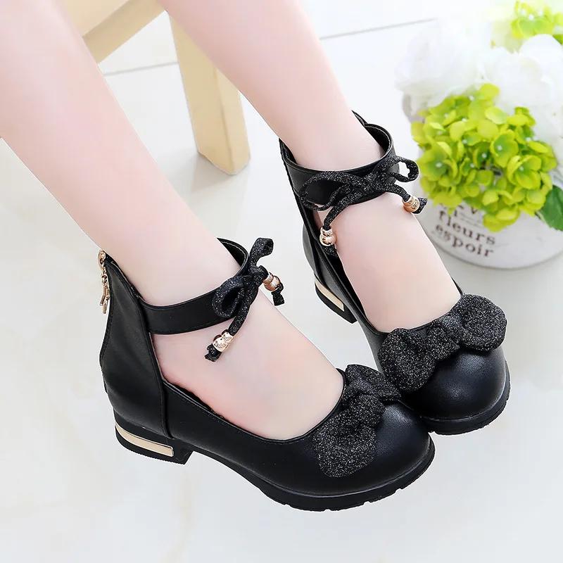 Little Girls Casual Sandals Children Footwear Bling Butterfly-knot Kids Princess Prom Party Sandals Shoes Leather Sandals H01307 27 чорний
Little Girls Casual Sandals Children Footwear Bling Butterfly-knot Kids Princess Prom Party Sandals Shoes Leather Sandals H01307 27 чорний