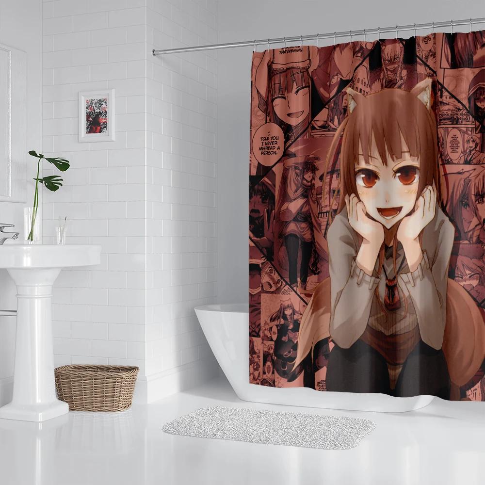 Anime Bathroom Shower Curtain With Hooks, Decorative Bathroom Curtains And Accessories W60H190(CM)-1 Pcs
Anime Bathroom Shower Curtain With Hooks, Decorative Bathroom Curtains And Accessories W60H190(CM)-1 Pcs