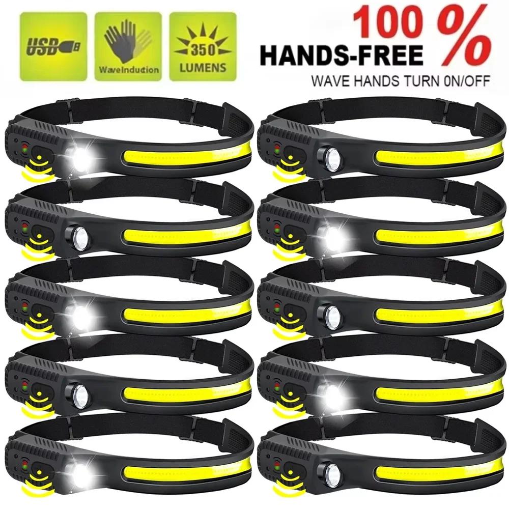 1-10PCS LED Induction Headlamp Rechargable Headlight Flashlight 18650 Built-in Battery Head Torch Outdoor Camping Fishing Lanter
1-10PCS LED Induction Headlamp Rechargable Headlight Flashlight 18650 Built-in Battery Head Torch Outdoor Camping Fishing Lanter