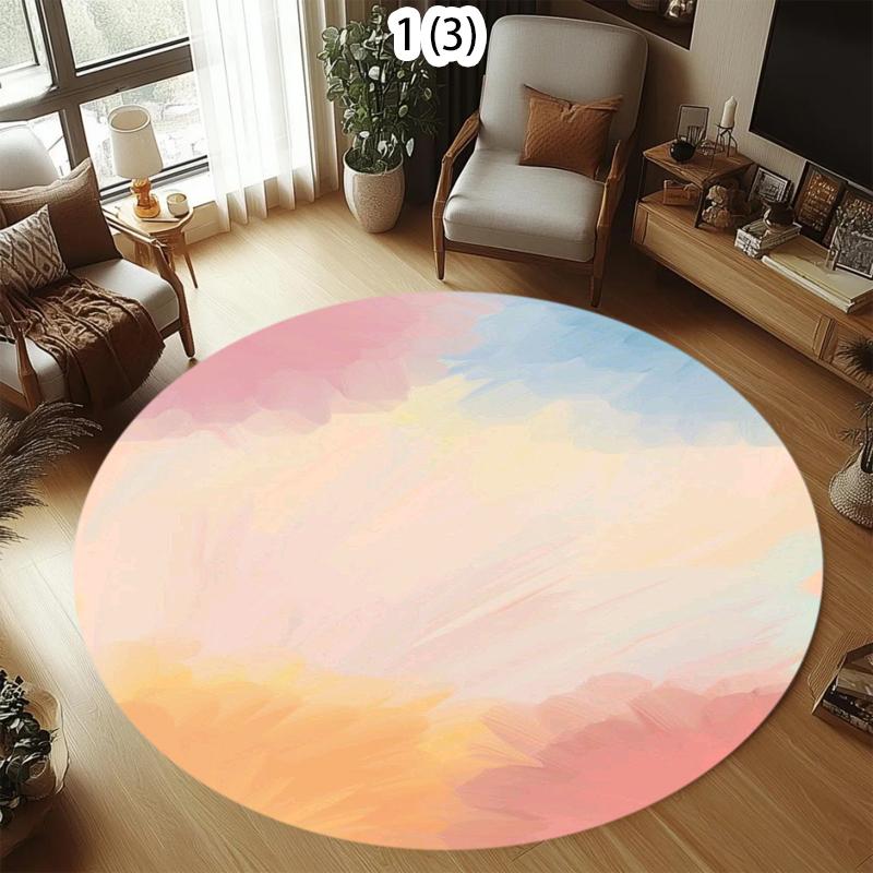 Oil Painting Style Living Room Rug Modern Home Decor Carpet Soft Non-Slip Floor Mat Fluid Brushstroke Pattern for Bedroom 100cm x 100cm
Oil Painting Style Living Room Rug Modern Home Decor Carpet Soft Non-Slip Floor Mat Fluid Brushstroke Pattern for Bedroom 100cm x 100cm