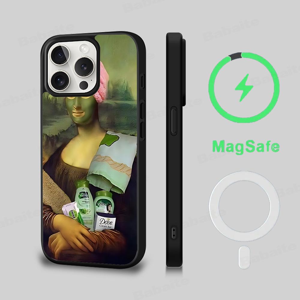 Mona Lisa Phone Case Magnetic Case For IPhone 16 14 13 12 11 15 Pro Max Plus For Magsafe Wireless Charge Cover iPhone 11Pro Max
Mona Lisa Phone Case Magnetic Case For IPhone 16 14 13 12 11 15 Pro Max Plus For Magsafe Wireless Charge Cover iPhone 11Pro Max