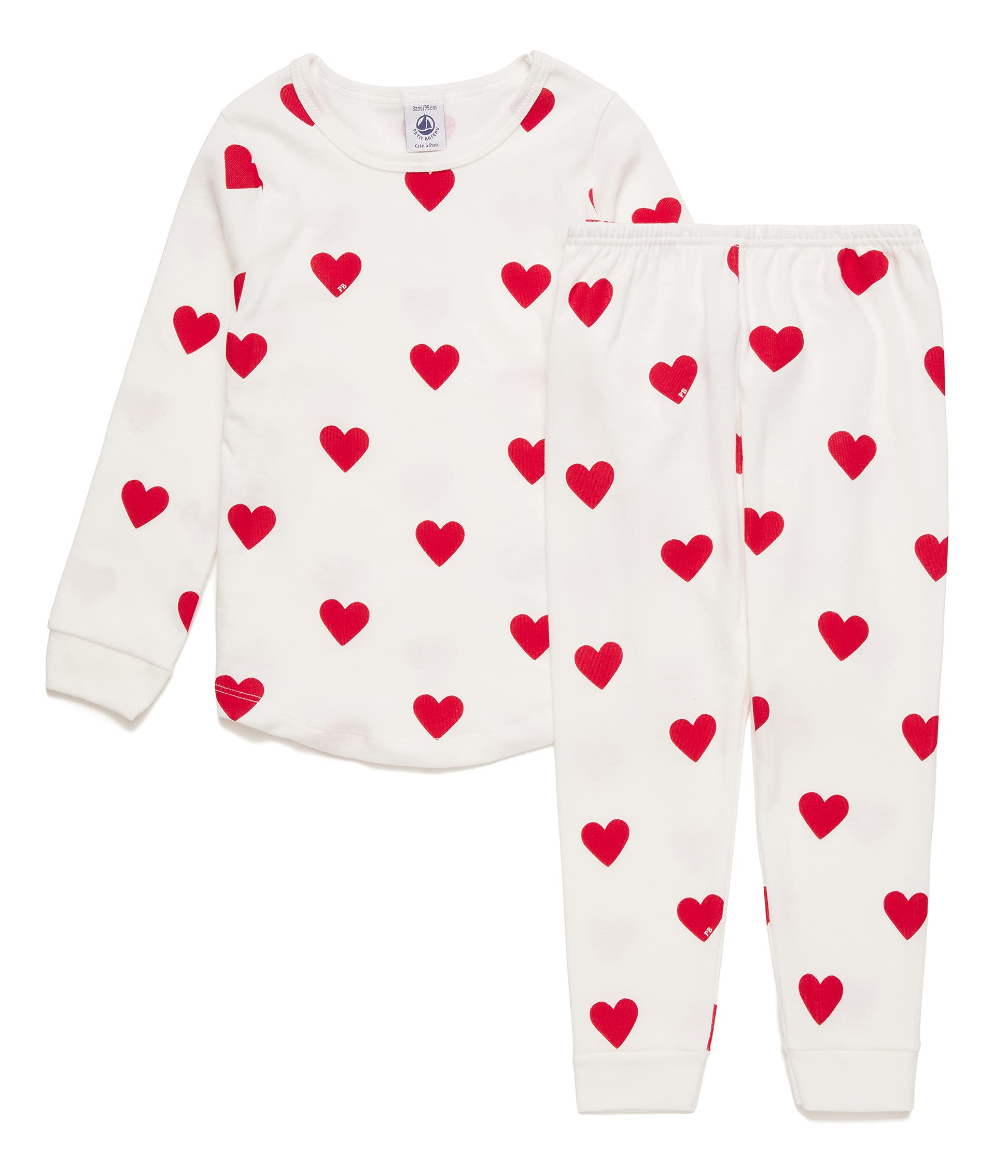 Пижама Petit Bateau с длинными рукавами и принтом в виде сердца для детей PB400, для девочек, 5940104A, 3 года, красная, PB41,
Пижама Petit Bateau с длинными рукавами и принтом в виде сердца для детей PB400, для девочек, 5940104A, 3 года, красная, PB41,