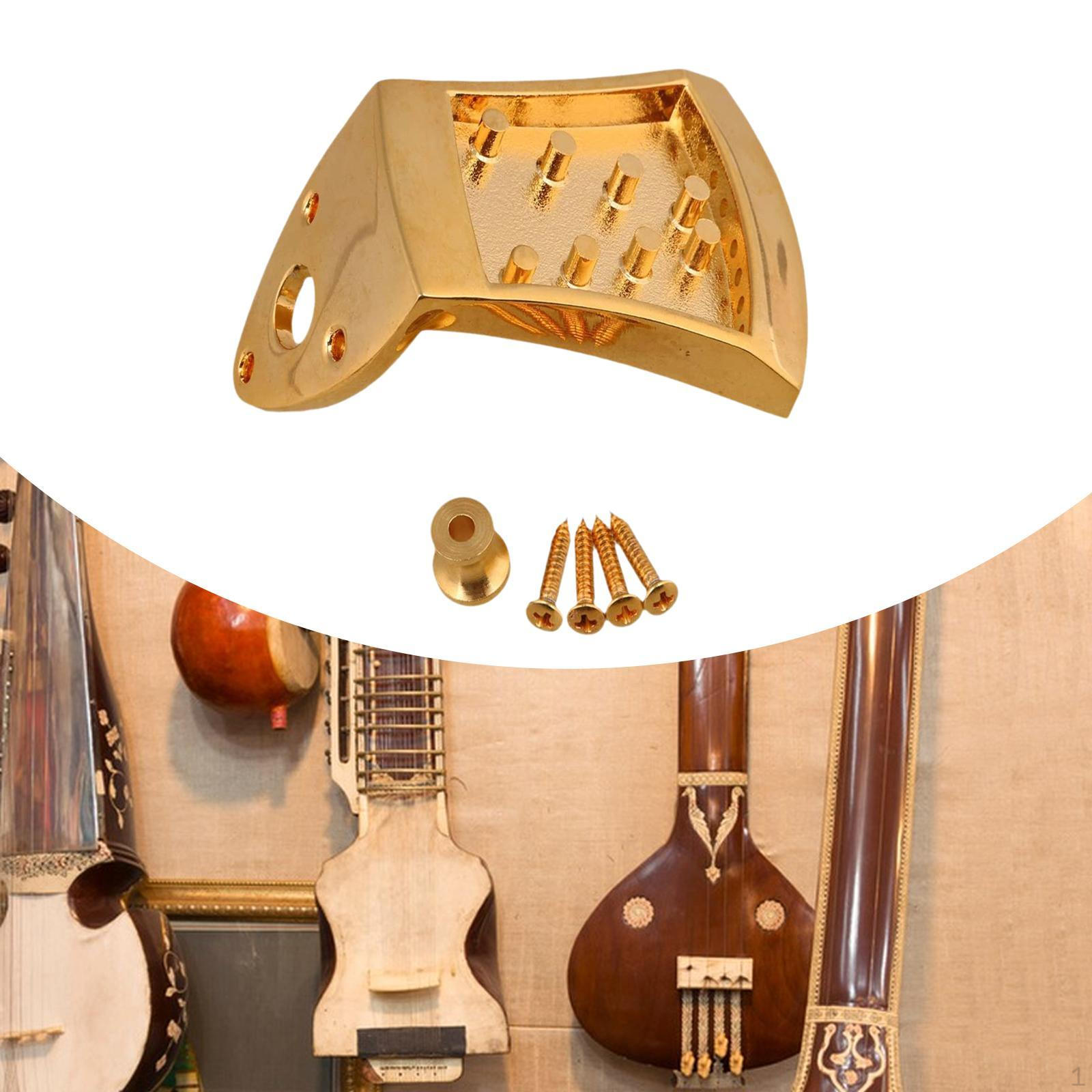 Mandolin Tailpiece 8 Strings Portable Sturdy with Screws Metal Replacement Instrument Accessories
Mandolin Tailpiece 8 Strings Portable Sturdy with Screws Metal Replacement Instrument Accessories