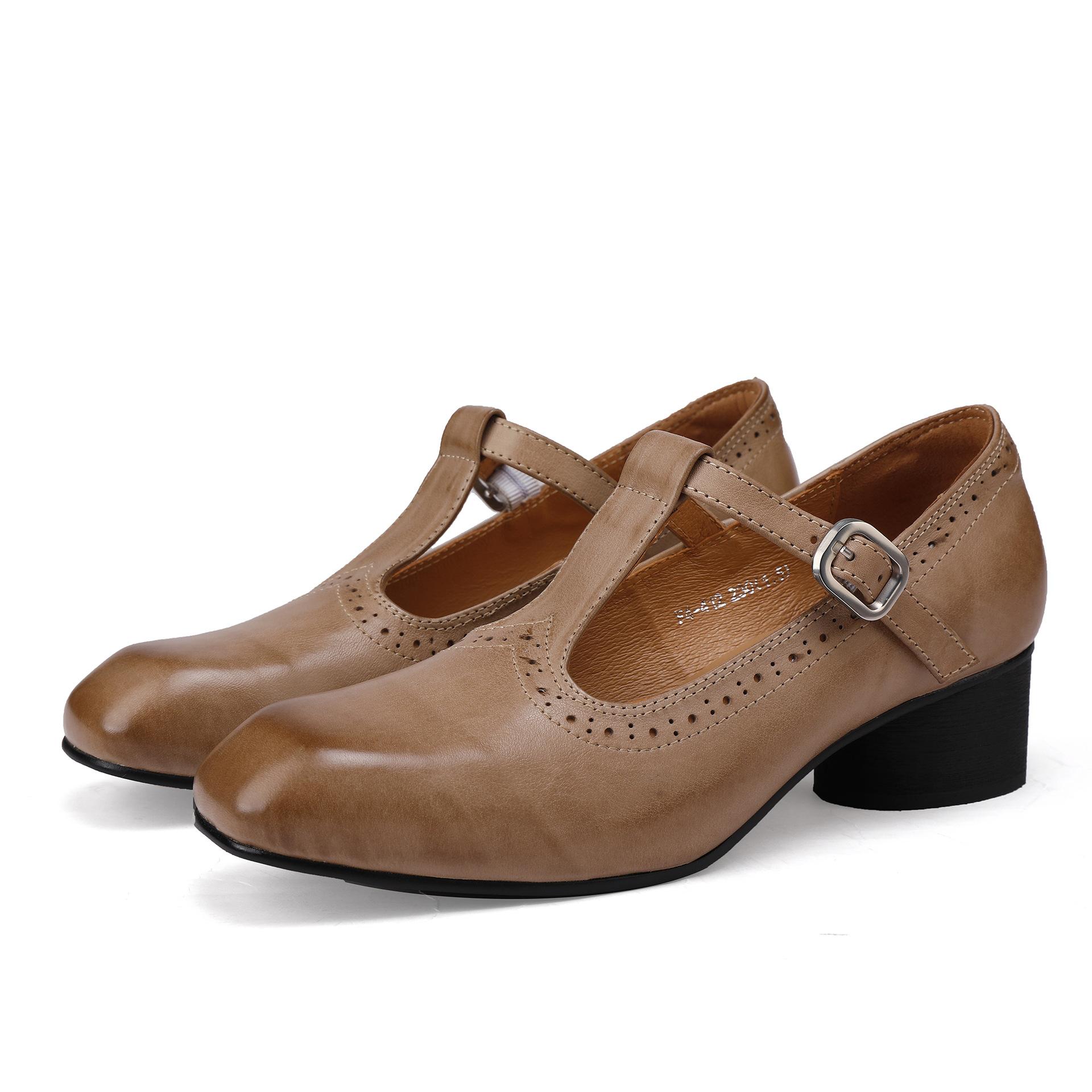 Johnature Vintage Genuine Leather Mid-heel Shoes Versatile Commuting Round Toe Thick Heel Women s Shoes 35 хаки
Johnature Vintage Genuine Leather Mid-heel Shoes Versatile Commuting Round Toe Thick Heel Women s Shoes 35 хаки