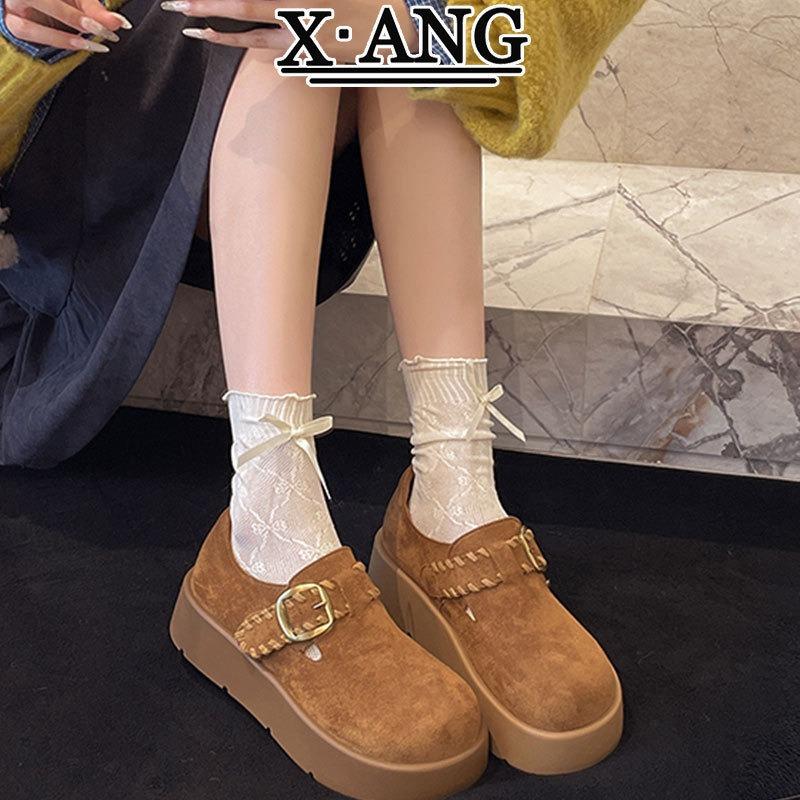 Женские туфли из коровьего велюра на толстой подошве, всесторонние, осенние новинки, повседневные одинарные туфли на одной педали 40
Женские туфли из коровьего велюра на толстой подошве, всесторонние, осенние новинки, повседневные одинарные туфли на одной педали 40