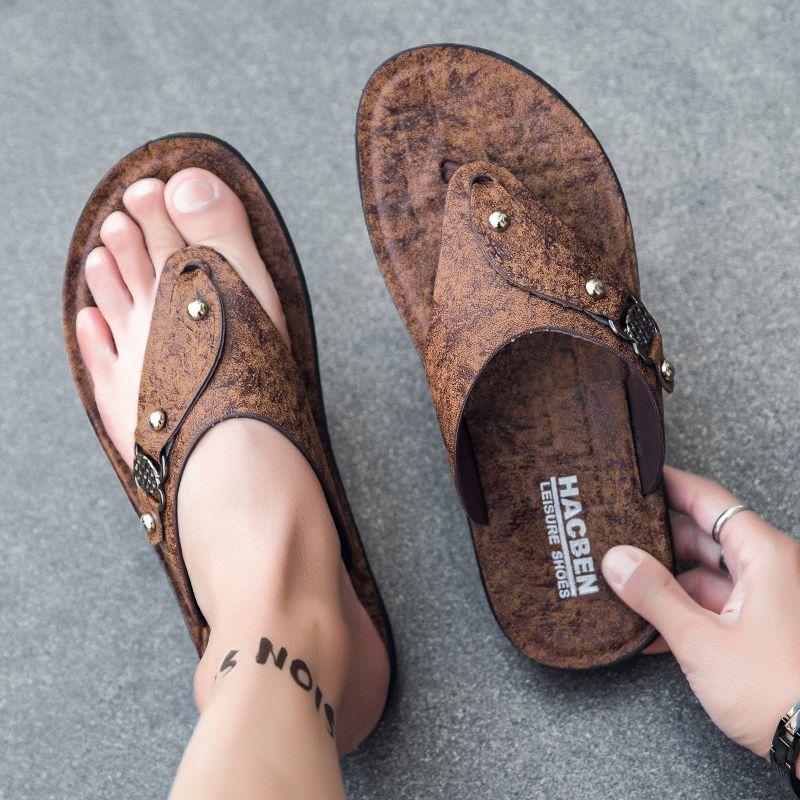 Men s Thong Flip Flops Leather Faux PU Non-Slip Wear-Resistant Soft Sole Athletic Versatile Stylish Casual 43 світло-коричневого кольору
Men s Thong Flip Flops Leather Faux PU Non-Slip Wear-Resistant Soft Sole Athletic Versatile Stylish Casual 43 світло-коричневого кольору
