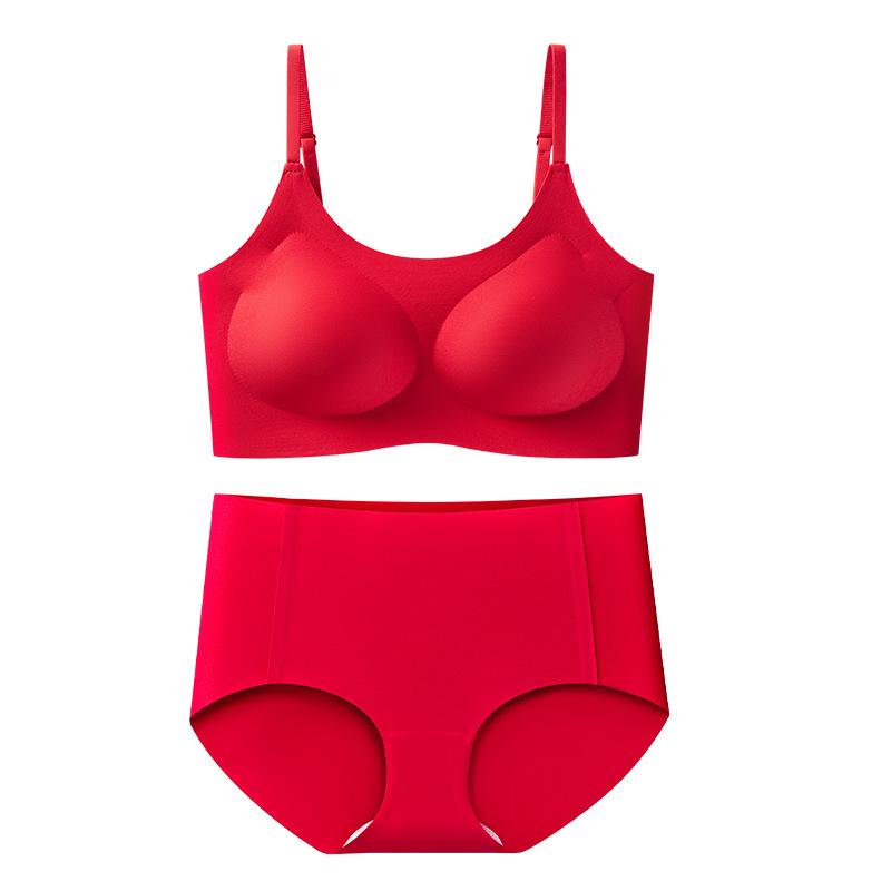 Year of the Rat Red Bridal Lingerie Set: Seamless Wire-Free Bra & Panty Gift Box Plus Size (Recommended 125-155 jin) червоний
Year of the Rat Red Bridal Lingerie Set: Seamless Wire-Free Bra & Panty Gift Box Plus Size (Recommended 125-155 jin) червоний