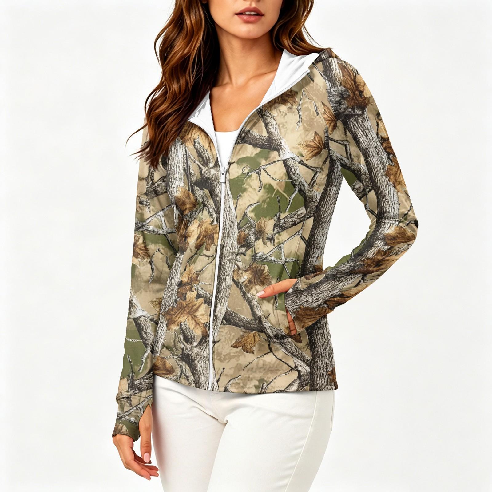 Women Lightweight Zip Up Hooded Jacket with Pockets Long Sleeve Sun Protection Printed Outdoor Activewear XL бронзовый
Women Lightweight Zip Up Hooded Jacket with Pockets Long Sleeve Sun Protection Printed Outdoor Activewear XL бронзовый