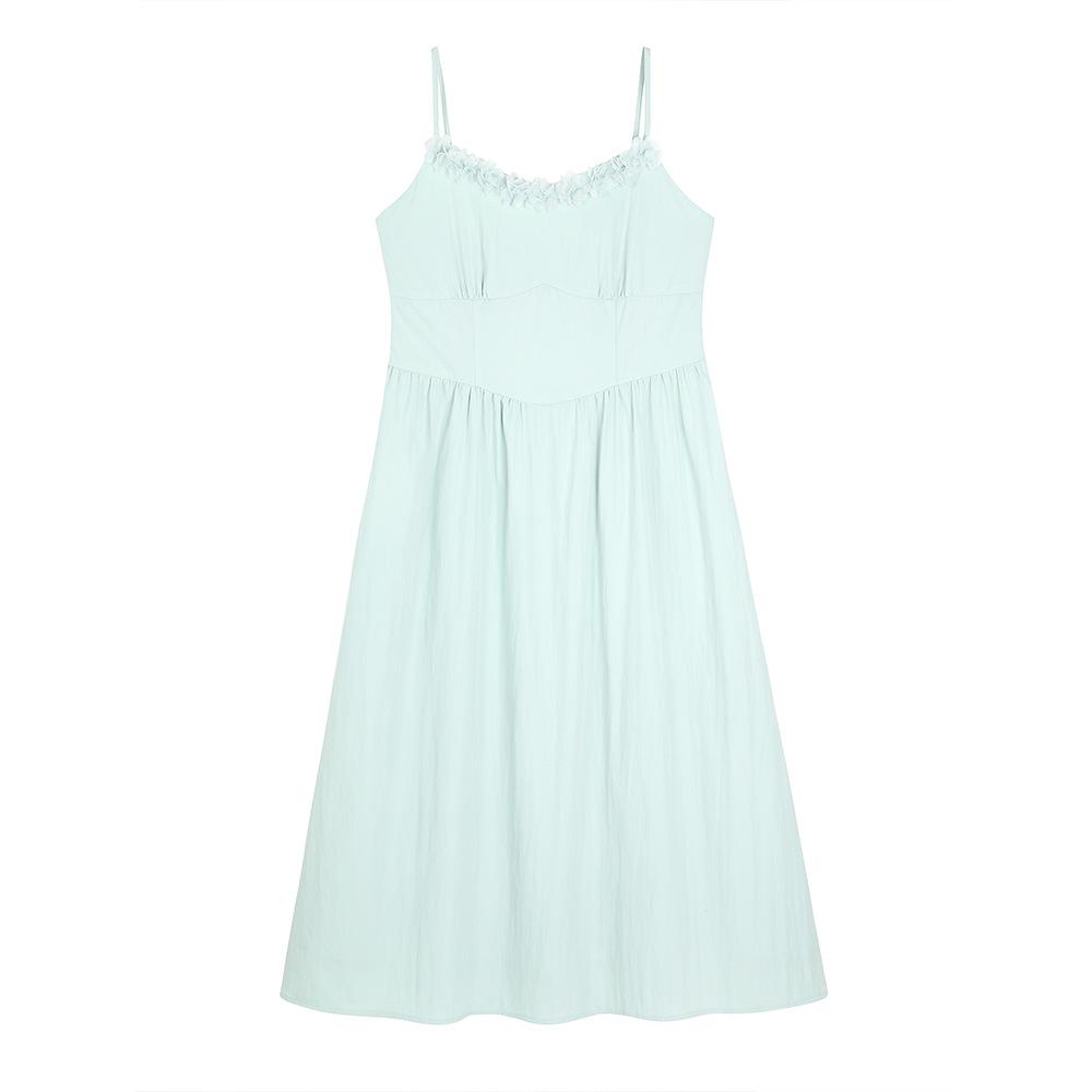 Korean Style Sweet Floral High-Waisted Summer Dress for Plus Size Girls - Slimming and Flaw-Covering Design. 1XL (120-140 lbs) мятный зеленый
Korean Style Sweet Floral High-Waisted Summer Dress for Plus Size Girls - Slimming and Flaw-Covering Design. 1XL (120-140 lbs) мятный зеленый
