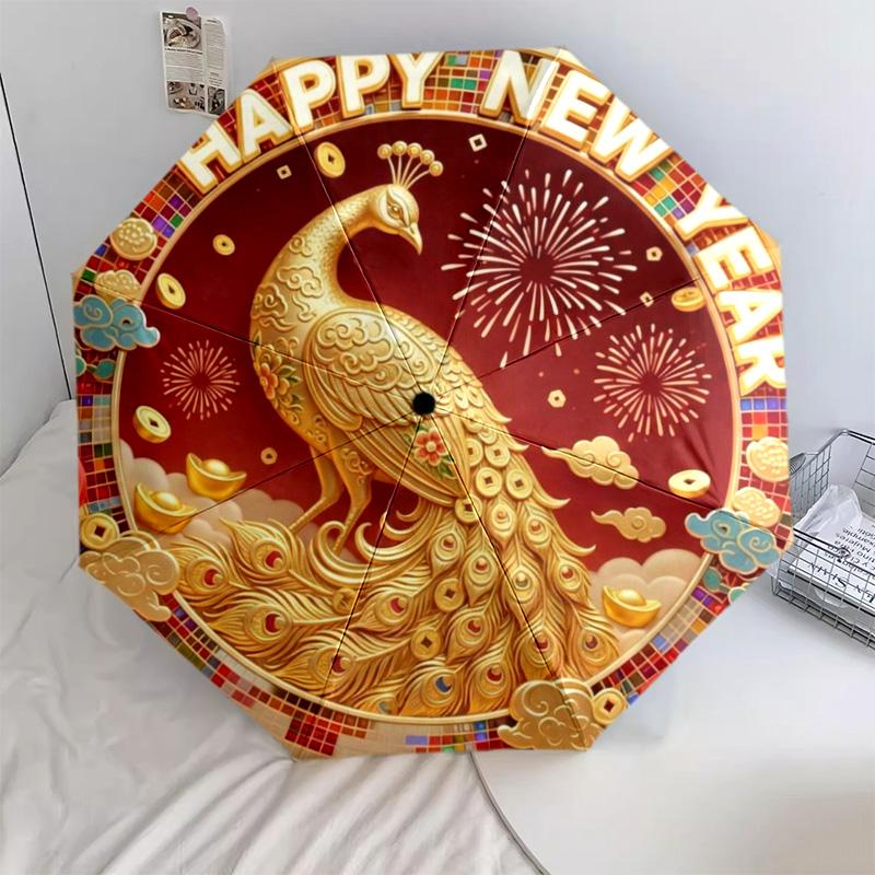 1 PC Peacock Automatic Folding Umbrella - Cartoon Pattern, Portable & Foldable Design with 23 Ribs, Christmas Birthday Gifts
1 PC Peacock Automatic Folding Umbrella - Cartoon Pattern, Portable & Foldable Design with 23 Ribs, Christmas Birthday Gifts