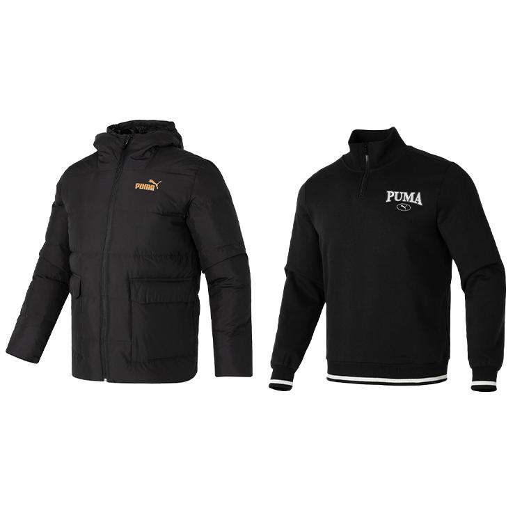 Puma Logo Comfortable Stand Collar Pullover Warm Sweatshirt Set Men Sweatshirt Set Black 625633+681527 M
Puma Logo Comfortable Stand Collar Pullover Warm Sweatshirt Set Men Sweatshirt Set Black 625633+681527 M