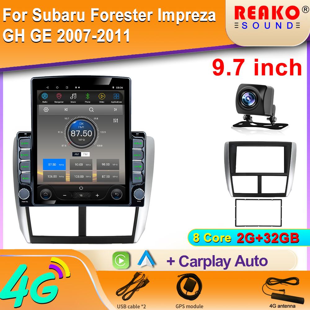 9,7-дюймовый вертикальный экран Tesla автомобильное радио для Subaru Forester Impreza GH GE 2007-2011 GPS навигация мультимедийный плеер Carplay 8 core 2GB+32GB
9,7-дюймовый вертикальный экран Tesla автомобильное радио для Subaru Forester Impreza GH GE 2007-2011 GPS навигация мультимедийный плеер Carplay 8 core 2GB+32GB