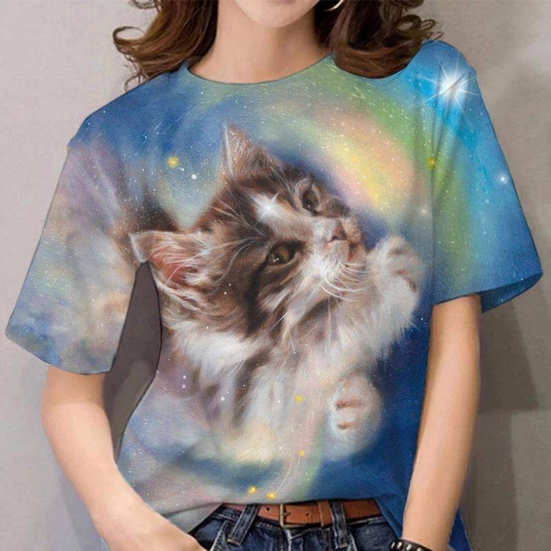 Women s T-shirts For Girls 3D Print Cat Graphic T Shirt Summ 8XL
Women s T-shirts For Girls 3D Print Cat Graphic T Shirt Summ 8XL