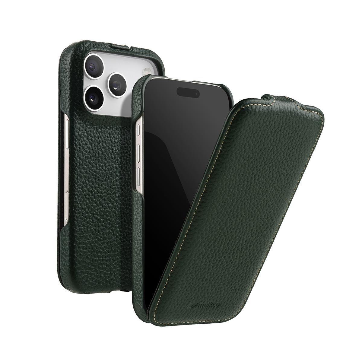 Melkco Magnetic Charging Phone Case for iPhone 17 Pro Max 17 Air 16 Plus 16e First Layer Cowhide Genuine Leather Flip Cover iPhone 16 Pro Max зелений
Melkco Magnetic Charging Phone Case for iPhone 17 Pro Max 17 Air 16 Plus 16e First Layer Cowhide Genuine Leather Flip Cover iPhone 16 Pro Max зелений