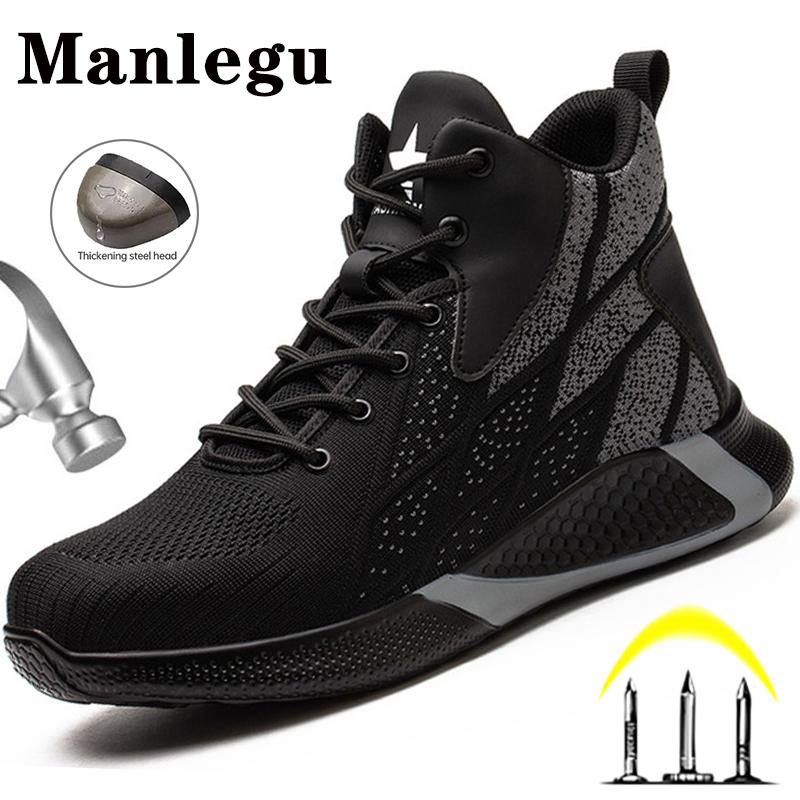 Work Boots Steel Toe Safety Shoes Men Sneakers Breathable Work Shoes Male Hiking Safety Boots Anti-Piercing Protective Footwear 45
Work Boots Steel Toe Safety Shoes Men Sneakers Breathable Work Shoes Male Hiking Safety Boots Anti-Piercing Protective Footwear 45