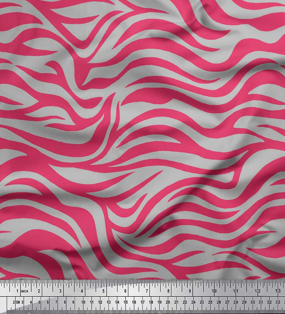 Soimoi Pink Poly Crepe Fabric Zebra Animal Print Ткань на метр 42 дюйма 42 Inch Wide - Poly Crepe розовый
Soimoi Pink Poly Crepe Fabric Zebra Animal Print Ткань на метр 42 дюйма 42 Inch Wide - Poly Crepe розовый