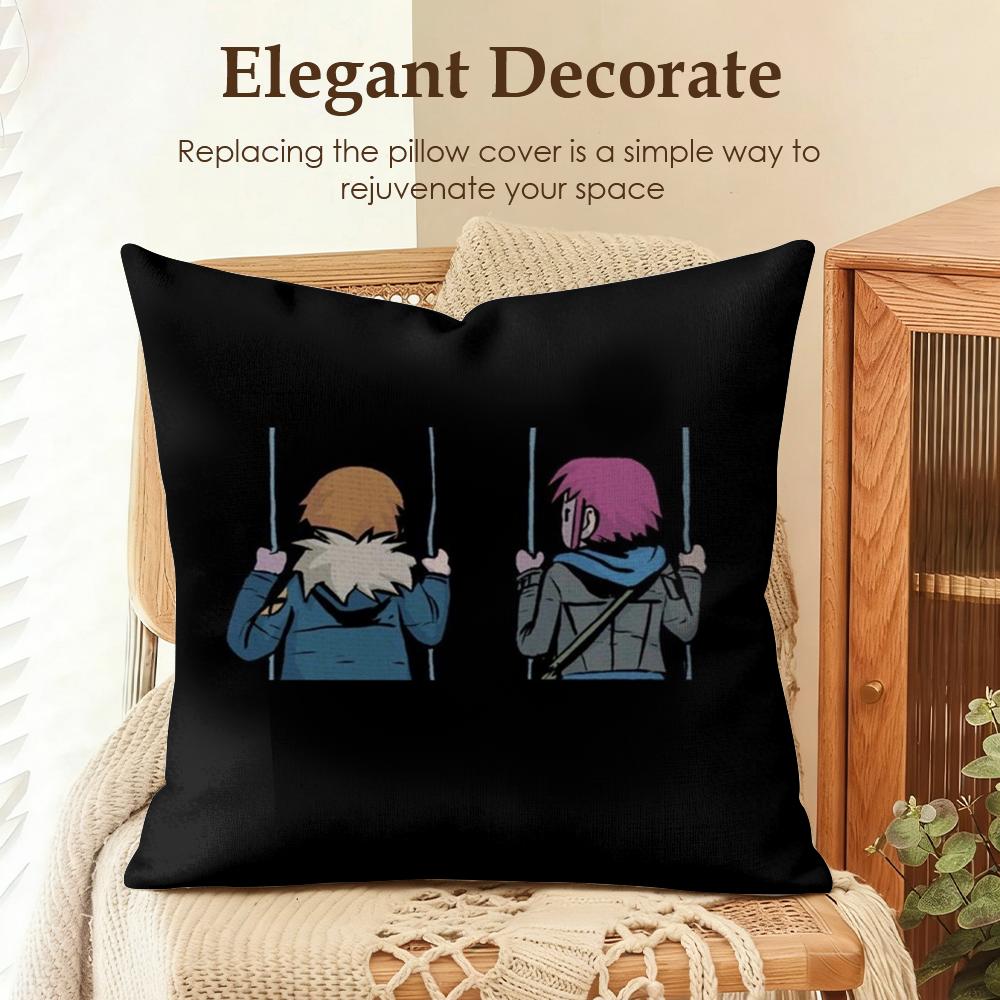 Cartoon SScott PPilgrim Cushion Cover Natural Linen Organic Fabric DoubleSided Printing Sofa Home Decor Gift Pillow Case 30x30cm
Cartoon SScott PPilgrim Cushion Cover Natural Linen Organic Fabric DoubleSided Printing Sofa Home Decor Gift Pillow Case 30x30cm