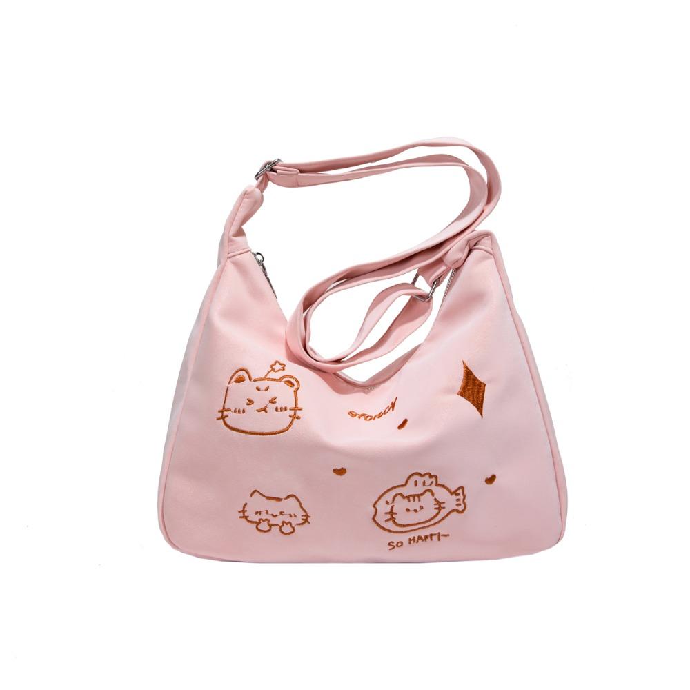 Large Capacity Cute Cat Shoulder Bag New Trendy Cartoon Commuting Bag Students Pink without Pendant
Large Capacity Cute Cat Shoulder Bag New Trendy Cartoon Commuting Bag Students Pink without Pendant