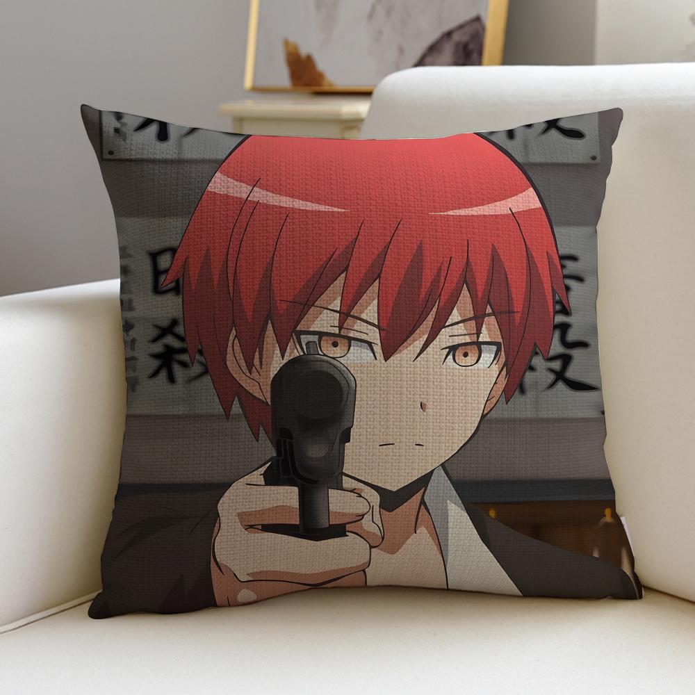 Fun AAssassination ClassroomS Cushion Cover Breathable and skinfriendly linen pillowcase square removable and washable cushion 30X30cm
Fun AAssassination ClassroomS Cushion Cover Breathable and skinfriendly linen pillowcase square removable and washable cushion 30X30cm