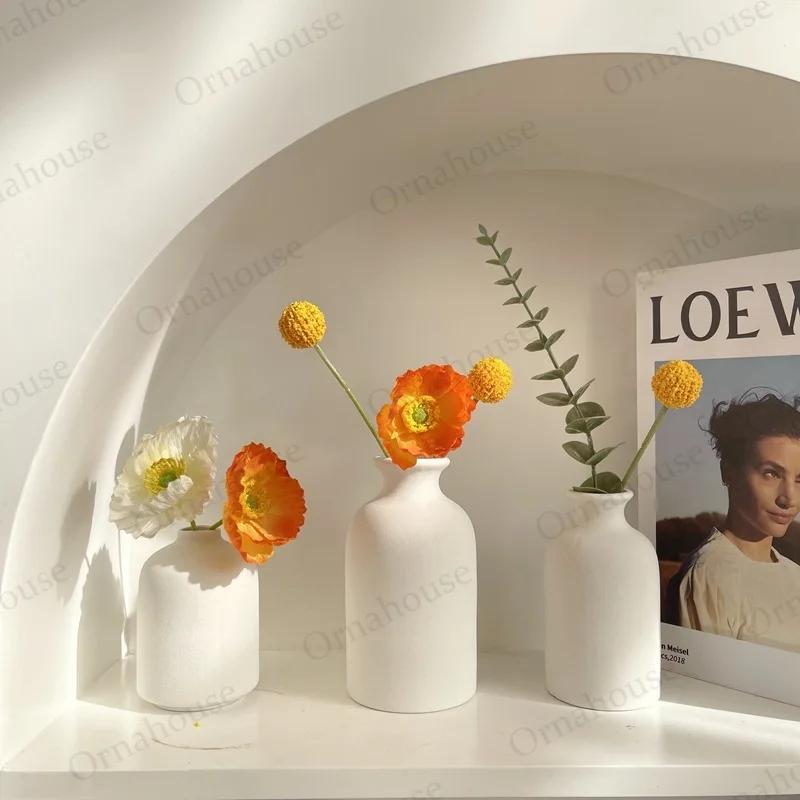 Nordic Handicrafts Desktop Decoration, Home Decoration, Ceramic Vase, Plain Embryo Dry Flower, Small Flower Decoration, Marriage
Nordic Handicrafts Desktop Decoration, Home Decoration, Ceramic Vase, Plain Embryo Dry Flower, Small Flower Decoration, Marriage