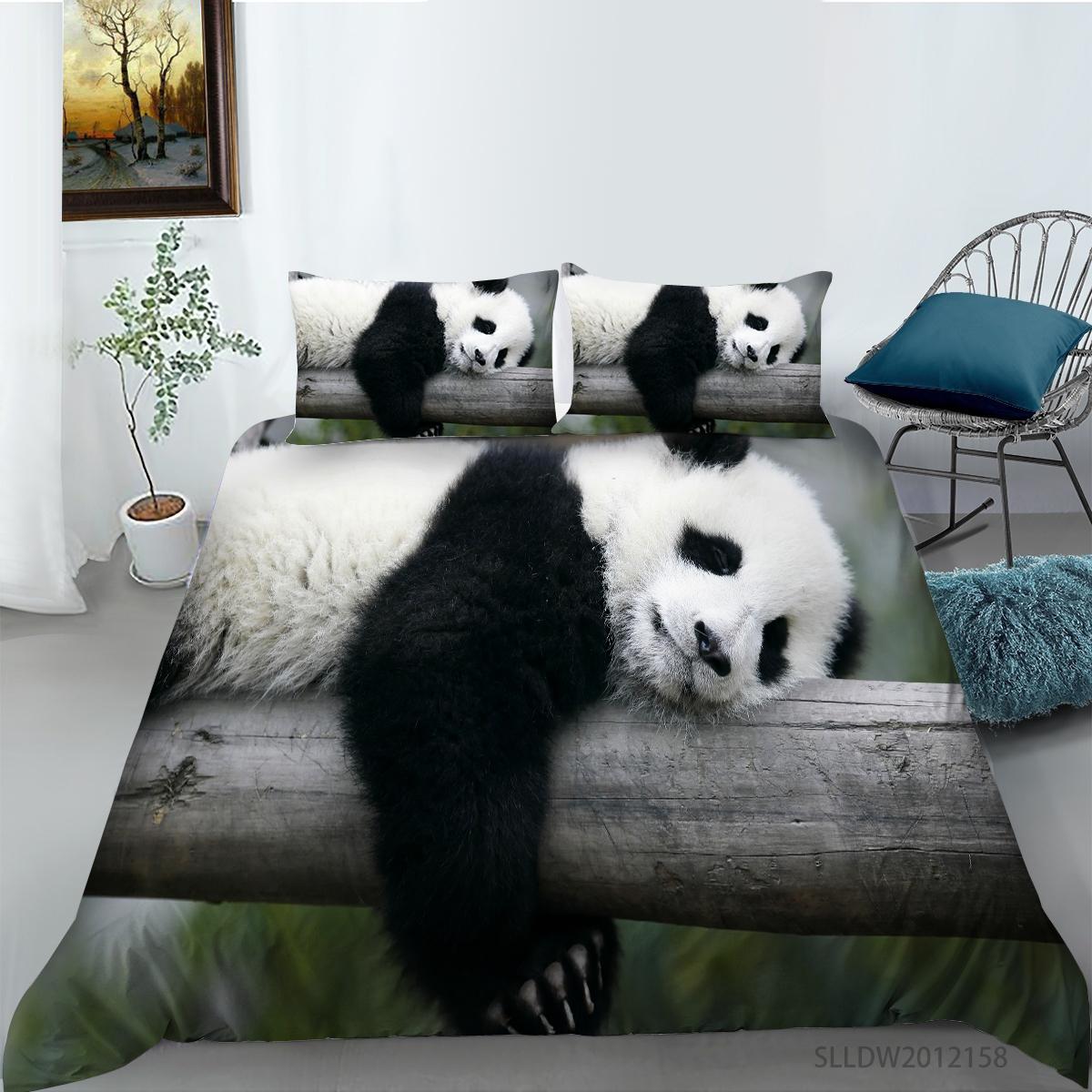 Комплект постільної білизни серії 3D Panda Тематичні тварини Серія ковдр Наволочка 2 або 3 шматки тканини з мікрофібри AU Дуже великі прикраси для дому AU King 210x240cm
Комплект постільної білизни серії 3D Panda Тематичні тварини Серія ковдр Наволочка 2 або 3 шматки тканини з мікрофібри AU Дуже великі прикраси для дому AU King 210x240cm