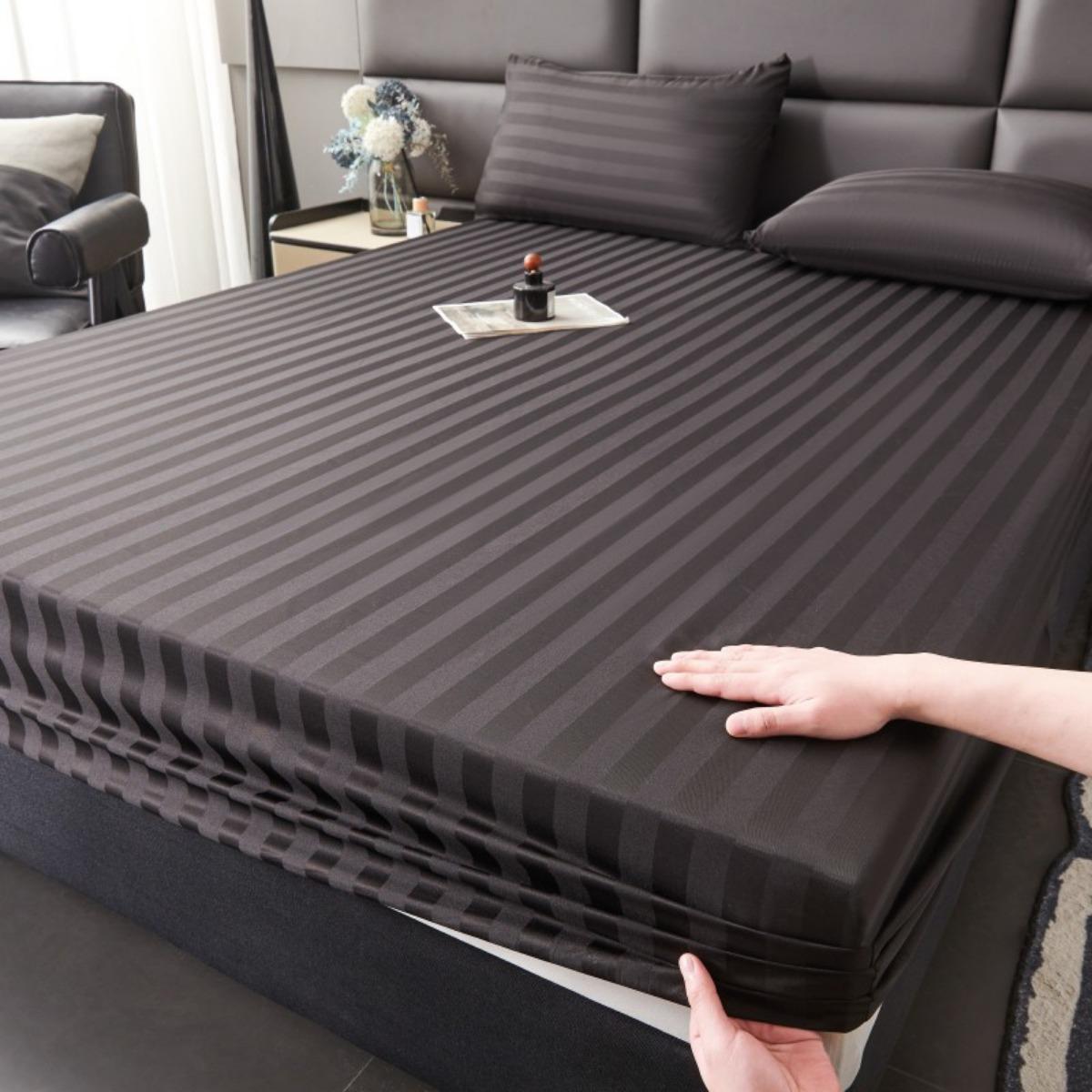 Простыня на резинке из 100% хлопка, плотность 500 нитей, подходит для спален, отелей и гостевых комнат 90*200cm светло-синий
Простыня на резинке из 100% хлопка, плотность 500 нитей, подходит для спален, отелей и гостевых комнат 90*200cm светло-синий