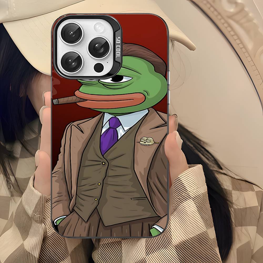 P-Pepes The Frog Face Cartoon For IPhone 17 16 15 14 Plus 13 12 11 Pro Max Matte Colorful Silver Phone Cover iPhone 14 plus
P-Pepes The Frog Face Cartoon For IPhone 17 16 15 14 Plus 13 12 11 Pro Max Matte Colorful Silver Phone Cover iPhone 14 plus