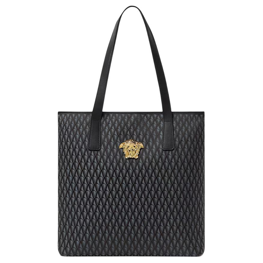 Versace La Medusa Jacquard Pattern Metal Trim Tote Bag Men Tote Bags Black 1020004-1A16242_1B00V Basic Set (Bag+Dust Bag)
Versace La Medusa Jacquard Pattern Metal Trim Tote Bag Men Tote Bags Black 1020004-1A16242_1B00V Basic Set (Bag+Dust Bag)