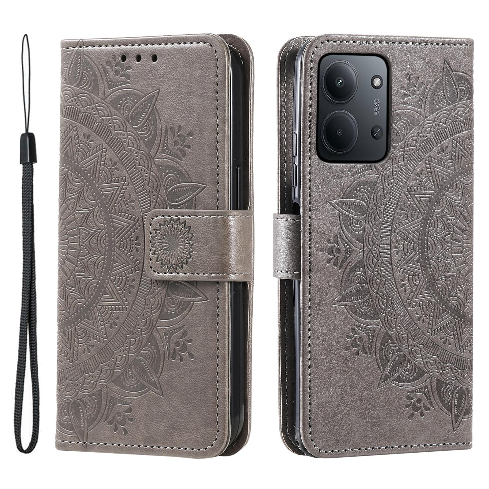 For Xiaomi Redmi 15C 4G (EU) (173mm) Stand Case Imprinted Totem PU Leather Wallet Phone Cover with Wrist Strap Grey
For Xiaomi Redmi 15C 4G (EU) (173mm) Stand Case Imprinted Totem PU Leather Wallet Phone Cover with Wrist Strap Grey