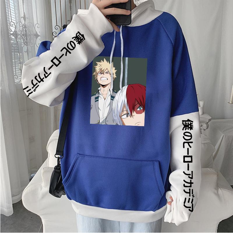 Моя геройская академия аниме-одежда Shouto Todoroki Katsuki Bakugou с капюшоном и принтом для мужчин и женщин в стиле пэчворк с капюшоном Harajuku Мужская толстовка 4XL синий
Моя геройская академия аниме-одежда Shouto Todoroki Katsuki Bakugou с капюшоном и принтом для мужчин и женщин в стиле пэчворк с капюшоном Harajuku Мужская толстовка 4XL синий