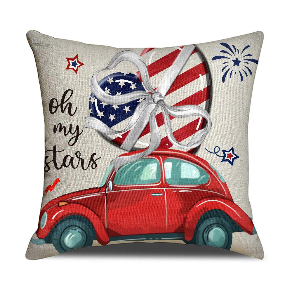 New American Independence Day Pillow Cover Linen Car Pillow Cover Bedroom Living Room Bathroom Window Cushion Waist Pillow Cover Combination 45 * 45Cm (excluding pillow core)
New American Independence Day Pillow Cover Linen Car Pillow Cover Bedroom Living Room Bathroom Window Cushion Waist Pillow Cover Combination 45 * 45Cm (excluding pillow core)