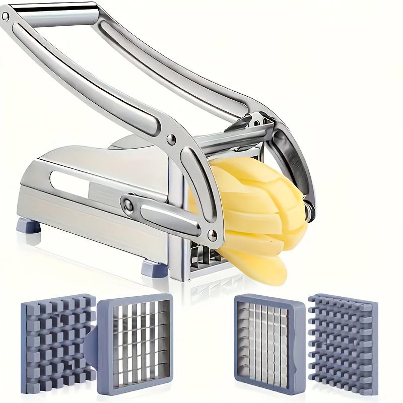 1pc stainless steel french fry cutting machine - manual vegetable slicer with replaceable blades, used for potatoes and carrots
1pc stainless steel french fry cutting machine - manual vegetable slicer with replaceable blades, used for potatoes and carrots