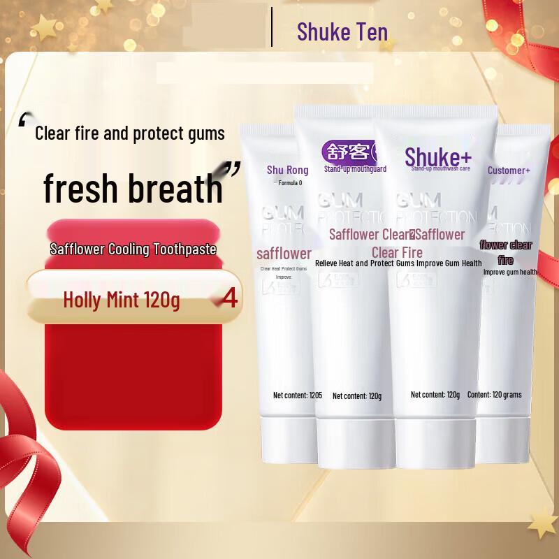 Shuke Safflower Heat-Reducing Toothpaste
Shuke Safflower Heat-Reducing Toothpaste