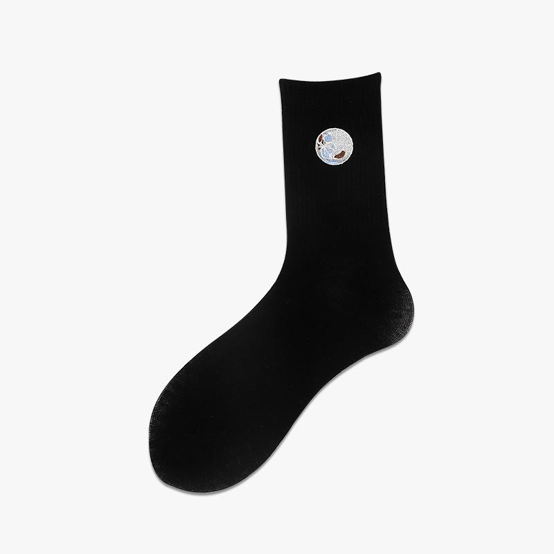 2020 Autumn/Winter Women s Star Embroidery Cotton Mid-Calf Socks - Creative & Versatile Trendy Socks One Size чорний
2020 Autumn/Winter Women s Star Embroidery Cotton Mid-Calf Socks - Creative & Versatile Trendy Socks One Size чорний
