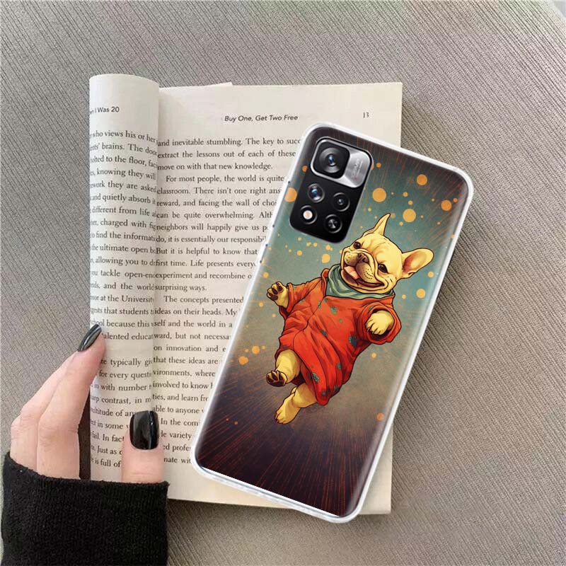 Чехол для телефона с изображением французского бульдога и мопса для Redmi Note 13 12 Pro Plus 14 15 Pro 5G 11 11T 11E 11S 10 Pro 10S 9 9S, прозрачный силиконовый (TPU) Note 12 Pro Plus
Чехол для телефона с изображением французского бульдога и мопса для Redmi Note 13 12 Pro Plus 14 15 Pro 5G 11 11T 11E 11S 10 Pro 10S 9 9S, прозрачный силиконовый (TPU) Note 12 Pro Plus