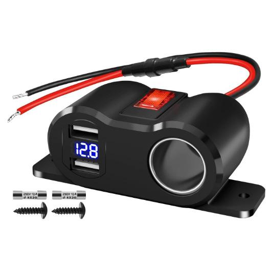 Car Charger Usb Cigarette Lighter Pd Qc3.0 Dual 2.1A Voltage Display Rv Boat Car Apple Huawei Xiaomi Mobile Phone Fast Charger
Car Charger Usb Cigarette Lighter Pd Qc3.0 Dual 2.1A Voltage Display Rv Boat Car Apple Huawei Xiaomi Mobile Phone Fast Charger