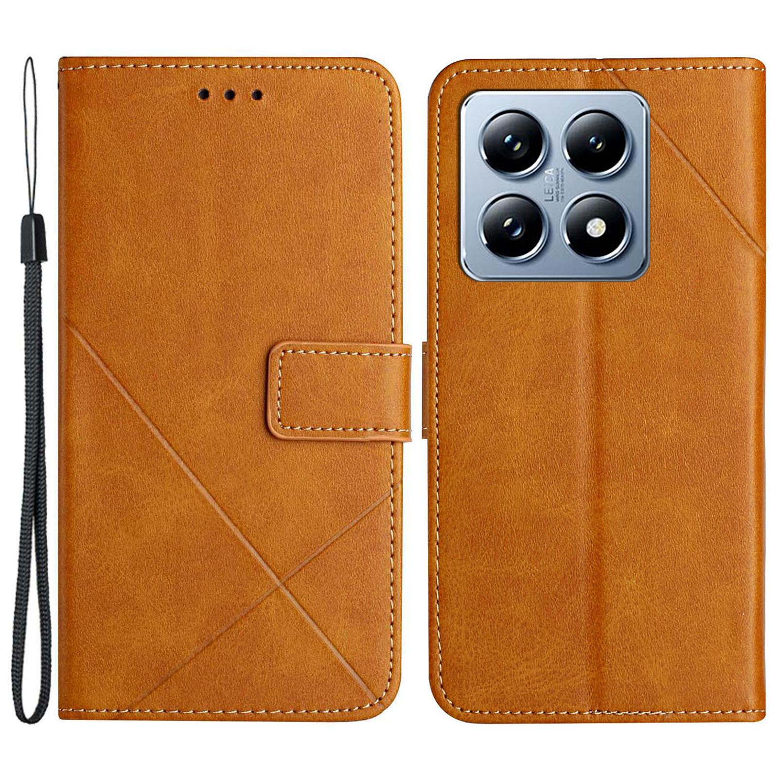 For Xiaomi 14T Leather Case Line Pattern Wallet Phone Cover Yellow
For Xiaomi 14T Leather Case Line Pattern Wallet Phone Cover Yellow