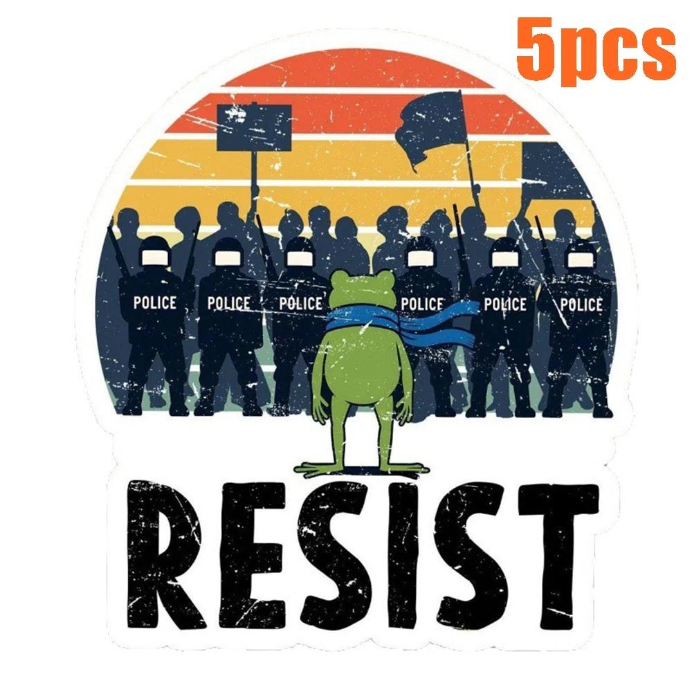 5pcs Waterproof Stickers For Laptop Water Bottle Skateboard, Creative Cartoon Decalsto Commemorate The Portland Frog Protesters
5pcs Waterproof Stickers For Laptop Water Bottle Skateboard, Creative Cartoon Decalsto Commemorate The Portland Frog Protesters