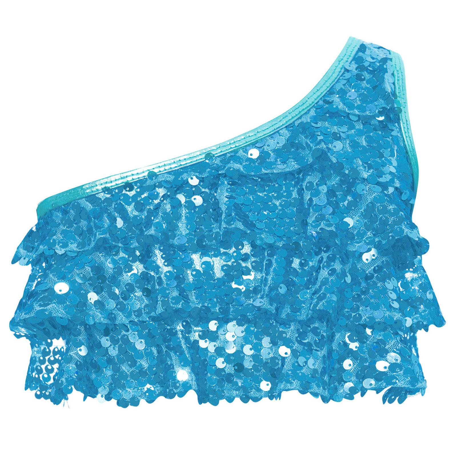 Діти, дівчата, блискучі блискітки, багаторівневі рюші, безрукавки, сучасні танцювальні костюми, гімнастичний танцювальний одяг 11-12 Years світло-синій колір
Діти, дівчата, блискучі блискітки, багаторівневі рюші, безрукавки, сучасні танцювальні костюми, гімнастичний танцювальний одяг 11-12 Years світло-синій колір