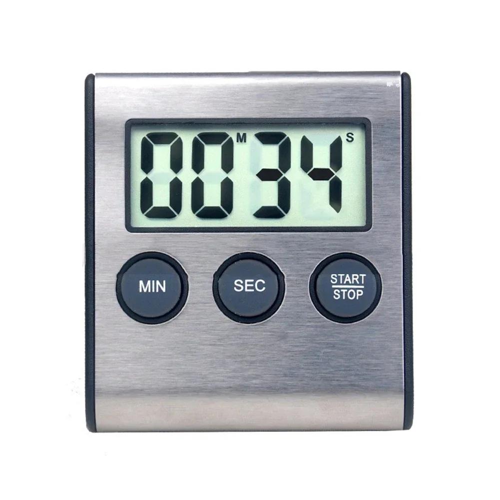 LCD Display Timer Electronic Timer Compact Size Large LCD Display Loud Alarm Retractable Bracket Rubber Magnet Back CHINA
LCD Display Timer Electronic Timer Compact Size Large LCD Display Loud Alarm Retractable Bracket Rubber Magnet Back CHINA