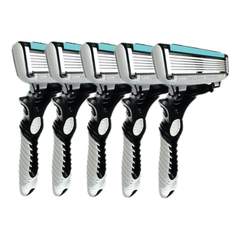 1 шт./3 шт./5 шт. Высококачественная механическая бритва – 6-слойные острые лезвия для гладкого и комфортного бритья для мужского ухода и ежедневного использования
1 шт./3 шт./5 шт. Высококачественная механическая бритва – 6-слойные острые лезвия для гладкого и комфортного бритья для мужского ухода и ежедневного использования